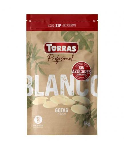 Torras - White chocolate drops with no added sugar 1kg