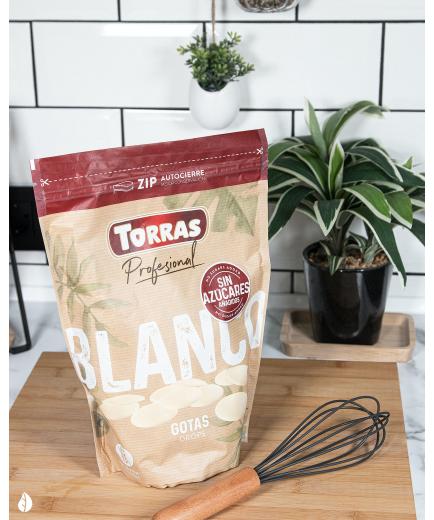 Torras - White chocolate drops with no added sugar 1kg