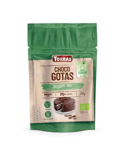 Torras - Dark chocolate drops 70% cocoa Organic Bio 200g