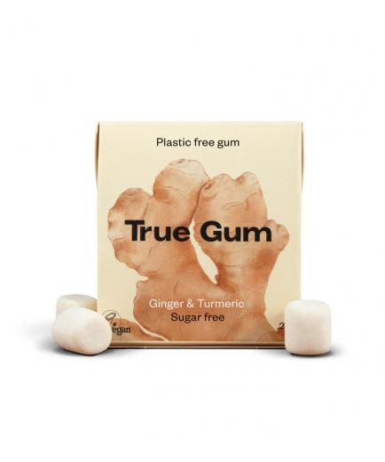 True Gum - Chicles veganos y sin plástico - Jengibre 21g