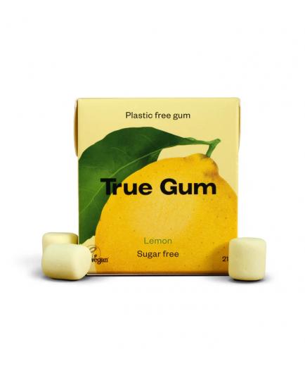 True Gum - Chicles veganos y sin plástico - Limón 21g