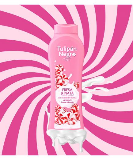 Tulipán Negro - *Gourmand Intensity* - Gel de baño 650ml - Fresa & Nata