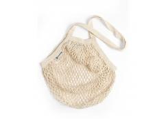 Turtle Bags - Net bag with long handle - White