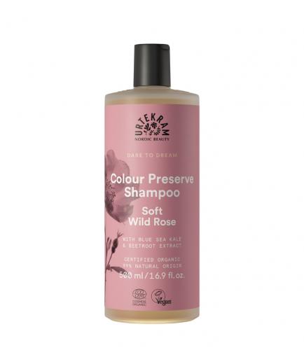Urtekram - Organic natural shampoo for colored hair 500ml - Wild rose