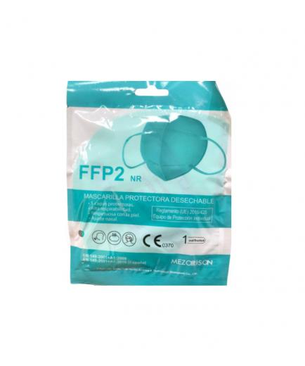Varios - FFP2 disposable protective mask - Green Water