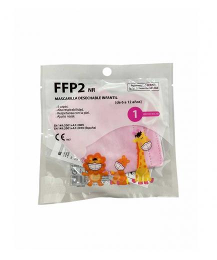 Varios - Mascarilla protectora infantil FFP2 - Rosa