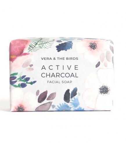 Vera And The Birds - Jabón facial sólido Active Charcoal