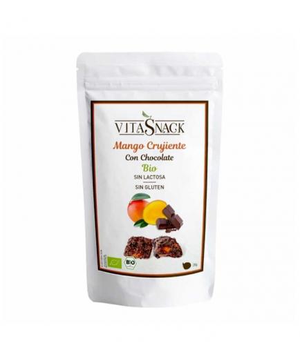 Vitasnack - Snack de fruta crujiente natural - Mango con chocolate