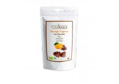 Vitasnack - Snack de fruta crujiente natural - Naranja con chocolate