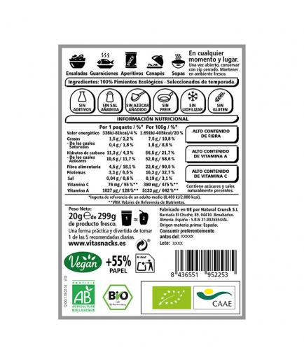 Vitasnack - Natural crunchy fruit snack - pepper