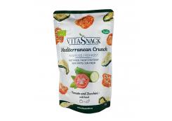 Vitasnack - Snack de hortaliza crujiente y natural - Tomate, calabacín y albahaca