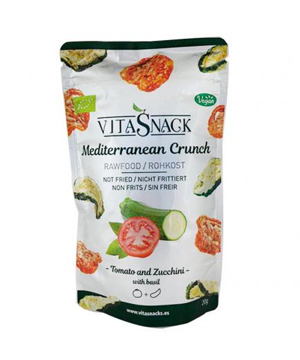 Vitasnack - Snack de hortaliza crujiente y natural - Tomate, calabacín y albahaca