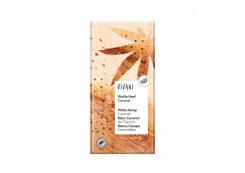Vivani - Organic chocolate 100g - White with hemp, caramel and fleur de sel
