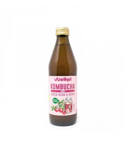 Voelkel - Kombucha Refreshing Drink 330ml - Tart Cherry and Mint