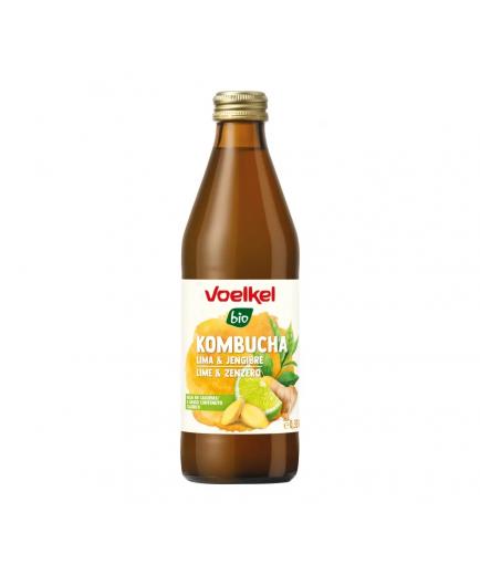 Voelkel - Bebida refrescante Kombucha 330ml - Lima y jengibre