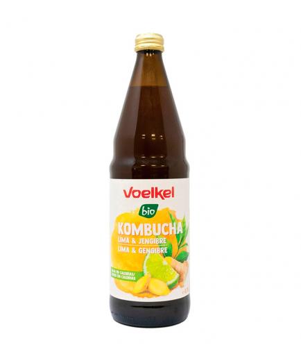 Voelkel - Kombucha refreshing drink 750ml - Lime and ginger