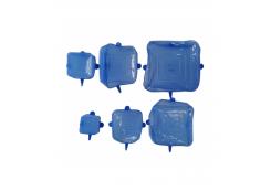 We HouseWare - Square Silicone Stretch Lids - 6 Pieces