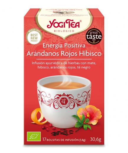 Yogi Tea - Infusión 17 bolsitas - Energía Positiva Arándanos Rojos Hibisco