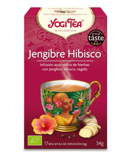 Yogi Tea - Infusión 17 bolsitas - Jengibre Hibisco