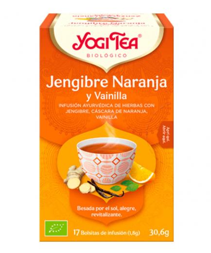 Yogi Tea - Infusión 17 bolsitas - Jengibre Naranja y Vainilla