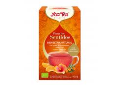 Yogi Tea - Infusión 20 bolsitas Para los Sentidos - Bienestar Natural