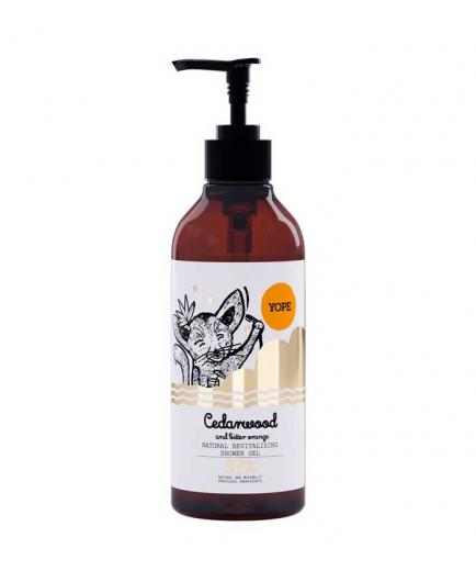 Yope - Natural Shower Gel - Cedarwood and Bitter Orange