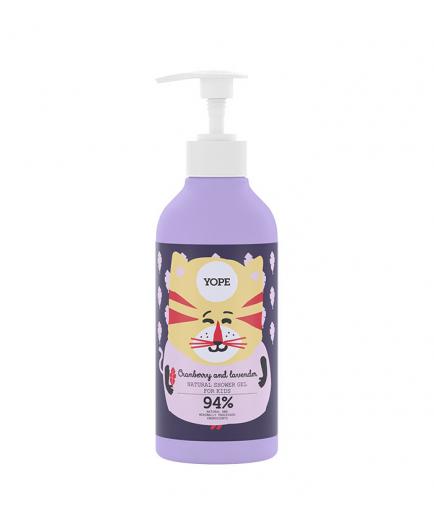 Yope - Gel de ducha para niños - Arándanos y lavanda