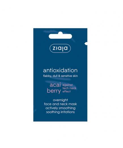 Ziaja - Night mask for face and neck - Acai Berry