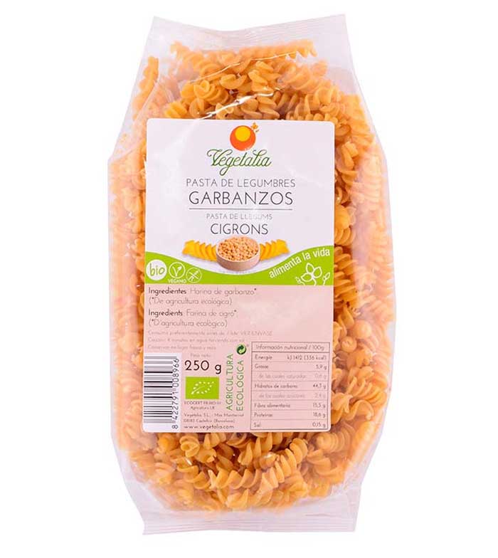 Comprar Vegetalia Espirales de garbanzos sin gluten Bio