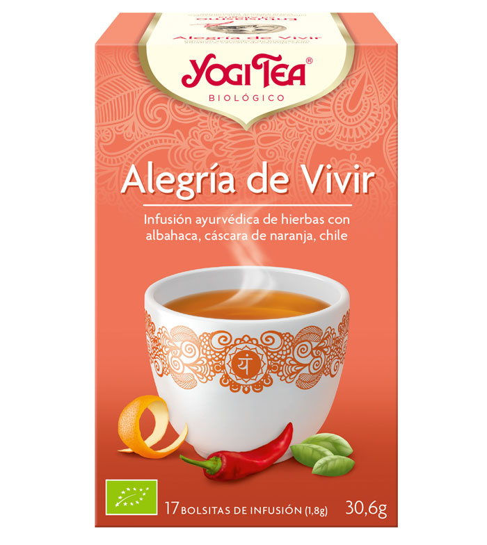 Yogi Tea - Infusión 17 bolsitas - Alegría de Vivir