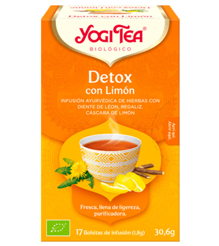 Yogi Tea - Infusión 17 bolsitas - Detox con Limón