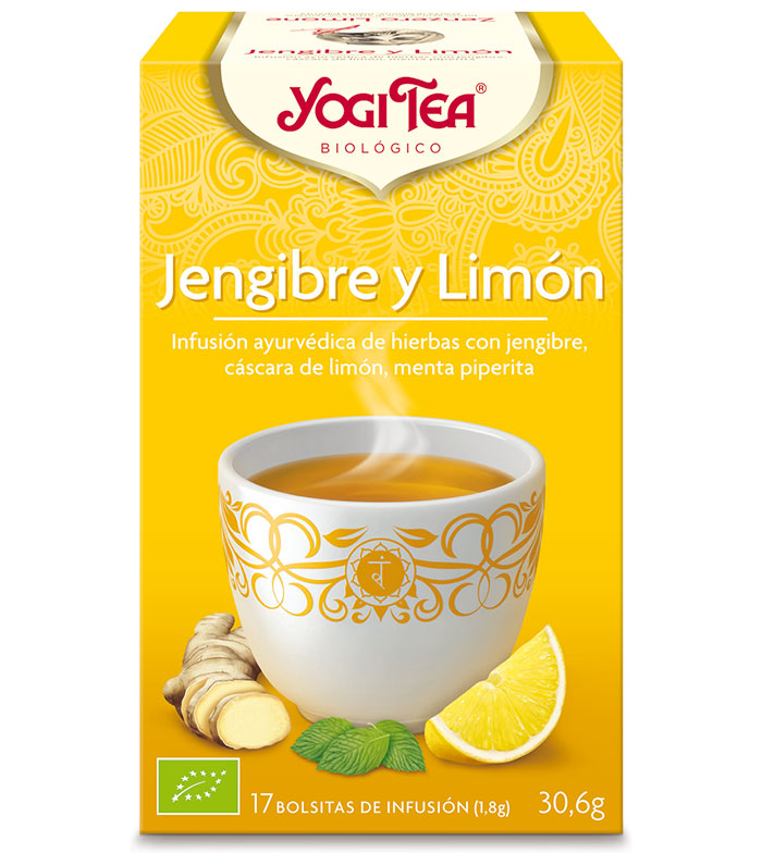 Yogi Tea - Infusión 17 bolsitas - Jengibre y Limón