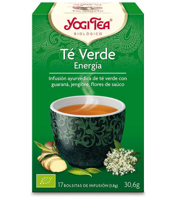 Yogi Tea - Infusión 17 bolsitas - Té Verde Energía