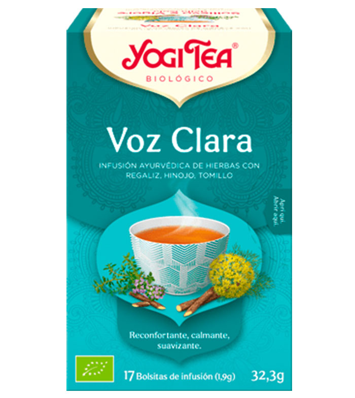 Yogi Tea - Infusión 17 bolsitas - Voz Clara