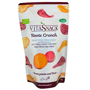 Vitasnack - Snack de hortaliza crujiente y natural - Boniato y remolacha
