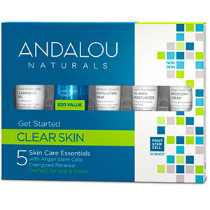 Andalou Naturals - Kit de Inicio Limpieza de la piel - Energizante
