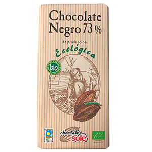 Chocolates Solé - Chocolate negro 73% - 100gr