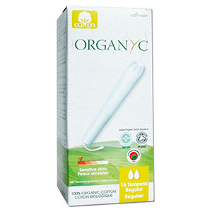 Organyc - Tampónes con aplicador 100% algodón orgánico 16ud - Regular